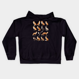 Fox Cunning Canids Kids Hoodie